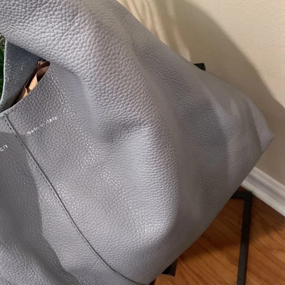 Kurt Geiger London Violet Leather Hobo Bag